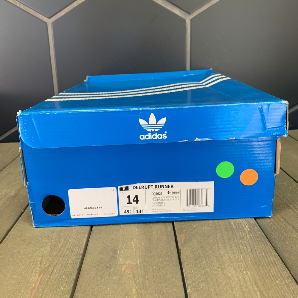 Adidas Deerupt Runner Chalk White Running Shoe - Picture 6 of 6